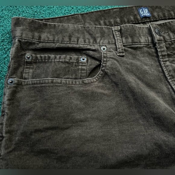 Gap Slim Brown Corduroy 36x32 - Picture 8 of 16